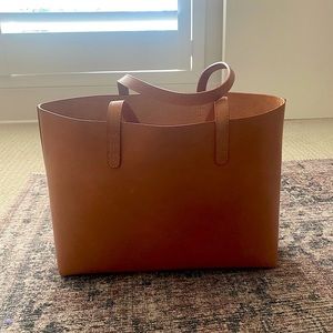 Mansur Gavriel Cammello Small Tote with Raw Interior